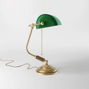 Lampa de birou din alama design clasic Banker - Img 5