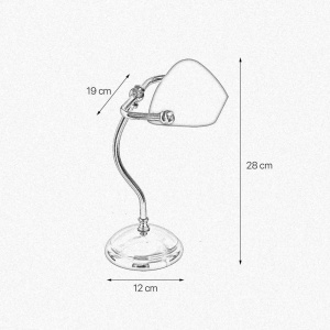 Lampa de birou din alama design clasic Mini Banker - Img 3