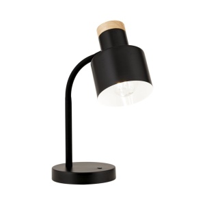 Lampa de birou Gili negru mat