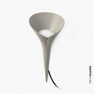 Lampa de exterior decorativa tip tarus IP44 LEAF gri 127217 universul-luminii.ro