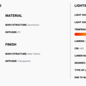Lampa de exterior portabila IP54 MAVIS 360 galbena - Img 4