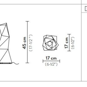 Lampa de masa design Art Deco unicat realizat manual Diamond 63857 universul-luminii.ro
