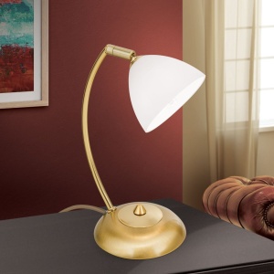 Lampa de masa design modern OPALDESIGN, auriu mat 163557 universul-luminii.ro