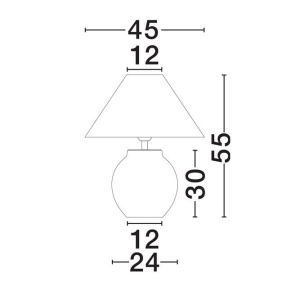 Lampa de masa din ceramica LUPE - Img 2