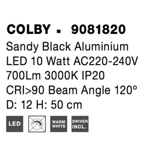 Lampa de masa LED design liniar COLBY - Img 2
