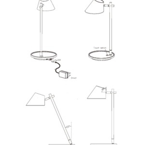 Lampa de masa LED multifunctionala Stay negru 48185003 DFTP 190527 universul-luminii.ro