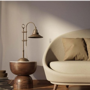 Lampa de masa stil industrial din alama personalizabila Alice - Img 11