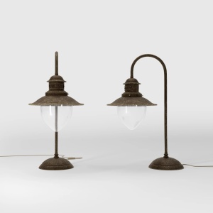 Lampa de masa stil nautic din alama si sticla Al Mare - Img 4