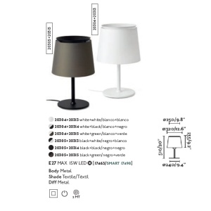 Lampa de masa / Veioza moderna design elegant SAVOY neagra 83917 universul-luminii.ro