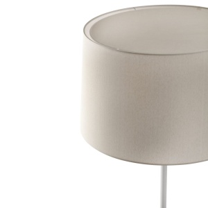 Lampa de podea abajur textil 64cm WINDSOR alb - Img 2