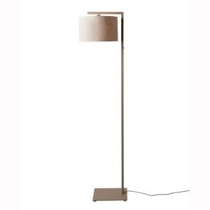 Lampa de podea Boston metal sand abajur in deschis