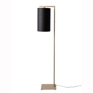 Lampa de podea Boston metal sand abajur negru