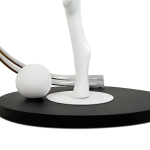 Lampa de podea decorativa cu design original cu LED RGB Balerina White 238107 universul-luminii.ro