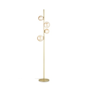 Lampa de podea design modern Perlage PT4 alama/amber - Img 1