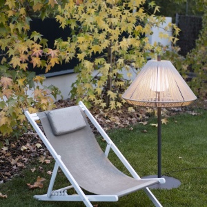 Lampa de podea iluminat exterior decorativ SAIGON 120/C70 gri/bej 127447 universul-luminii.ro