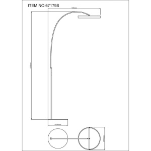 Lampa de podea LED CCT DELLA 621037 universul-luminii.ro