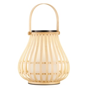Lampa LED portabila pentru exterior, solara cu baterii IP44 LEO natur