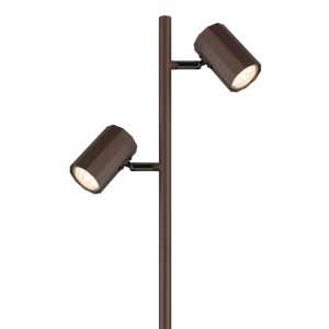 Lampadar cu 2 Spoturi directionabile JAMES bronz 162057 universul-luminii.ro
