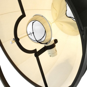 Lampadar cu trepied si abajur din tesatura Vertigo 110509 HZ 172507 universul-luminii.ro