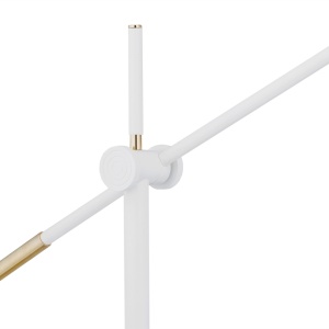 Lampadar de podea reglabil stil industial NASHVILLE alb 103657 universul-luminii.ro