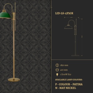 Lampadar design clasic realizat manual Lido - Img 3