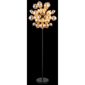 Lampadar design modern UDO 6L negru/chihlimbar - Img 3