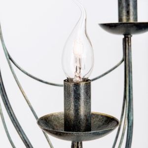 Lampadar design rustic cu 3 brate Vela, Antik 117727 universul-luminii.ro