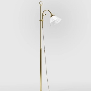 Lampadar din alama si abajur ceramic Zefira - Img 3