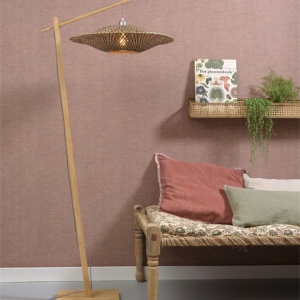 Lampadar din bambus Bali M natur, 60cm 194057 universul-luminii.ro