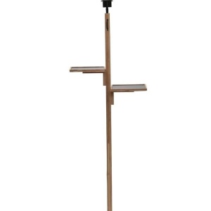 Lampadar eco din bambus cu polita Java nat/50x22, nat 181277 universul-luminii.ro