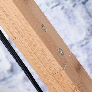 Lampadar eco din bambus Java S nat/32x18, bl/nat - Img 10