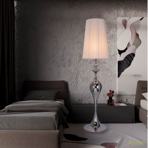 Lampadar elegant design modern, Lucie alb - Img 1
