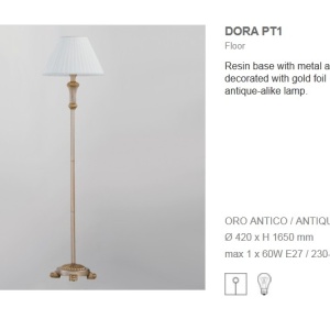 Lampadar inaltime 165cm FIRENZE PT1 ORO 020877 46007 universul-luminii.ro
