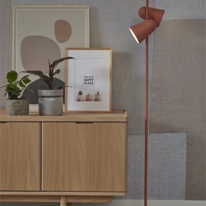 Lampadar, Lampa de podea cu doua spoturi directionabile Salamanca terra 100167 universul-luminii.ro