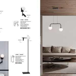 Lampadar, Lampa de podea cu reader LED JOLINE NVL-9919532 196277 universul-luminii.ro