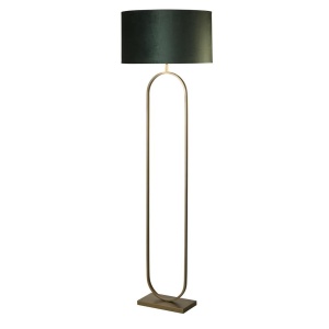 Lampadar/Lampa de podea decorativa Modish bronz/verde