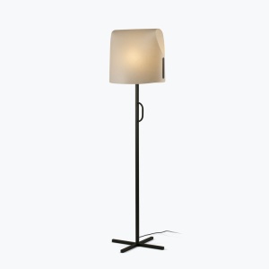 Lampadar/Lampa de podea design decorativ LUANG M Black/beige
