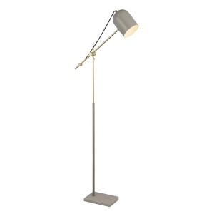 Lampadar/Lampa de podea design decorativ Odyssey gri/auriu