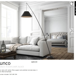 Lampadar / Lampa de podea design modern Junco negru SV-425131 75477 universul-luminii.ro