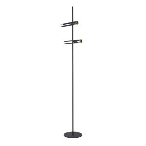 Lampadar/Lampa de podea LED design minimalist Belle negru/auriu - Img 4