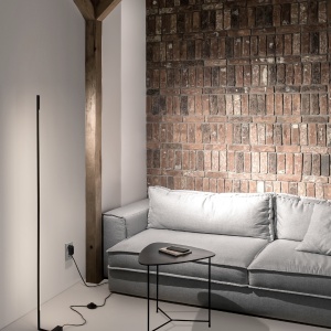 Lampadar, lampa de podea LED design modern RACCIO negru 75727 universul-luminii.ro