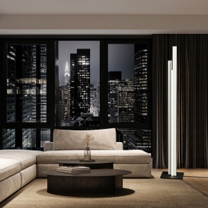 Lampadar, Lampa de podea MANHATTAN alb