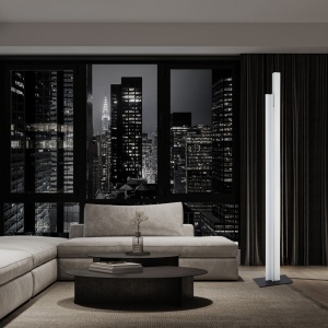 Lampadar, Lampa de podea MANHATTAN alb - Img 3