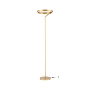 Lampadar LED circular iluminat sus si jos KOLK auriu periat
