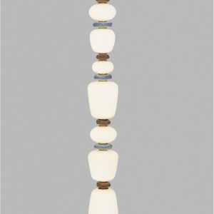 Lampadar LED decorativ ceramica maro, albastru, alb, PALO 245447 universul-luminii.ro