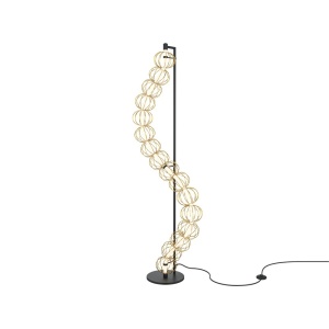 Lampadar LED design decorativ Golden Cage