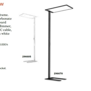 Lampadar LED design XXL Comfort pt 4000k negru 119647 universul-luminii.ro