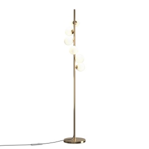Lampadar modern cu 6 de surse de lumina Dallas auriu