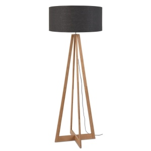 Lampadar realizat din materiale naturale, durabile si ecologice, EVEREST/F gri inchis