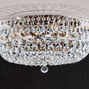 Lustra aplicata cristal Schöler design de lux Sheraton 45cm, chrome 96307 universul-luminii.ro